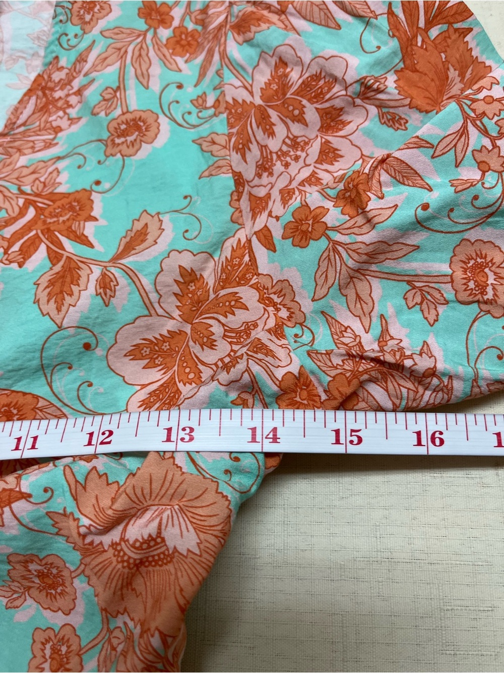 VICI x Amber Lancaster S orange blue cinched halter top - Picture 5 of 13